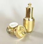 Silk Printing PP Small 15ml 15g Acrylic Empty Matt Cosmetic Cream Jar
