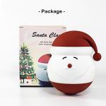 7-Color Silicone LED Santa Table Snowman Night Light Children's Gift For Bedroom