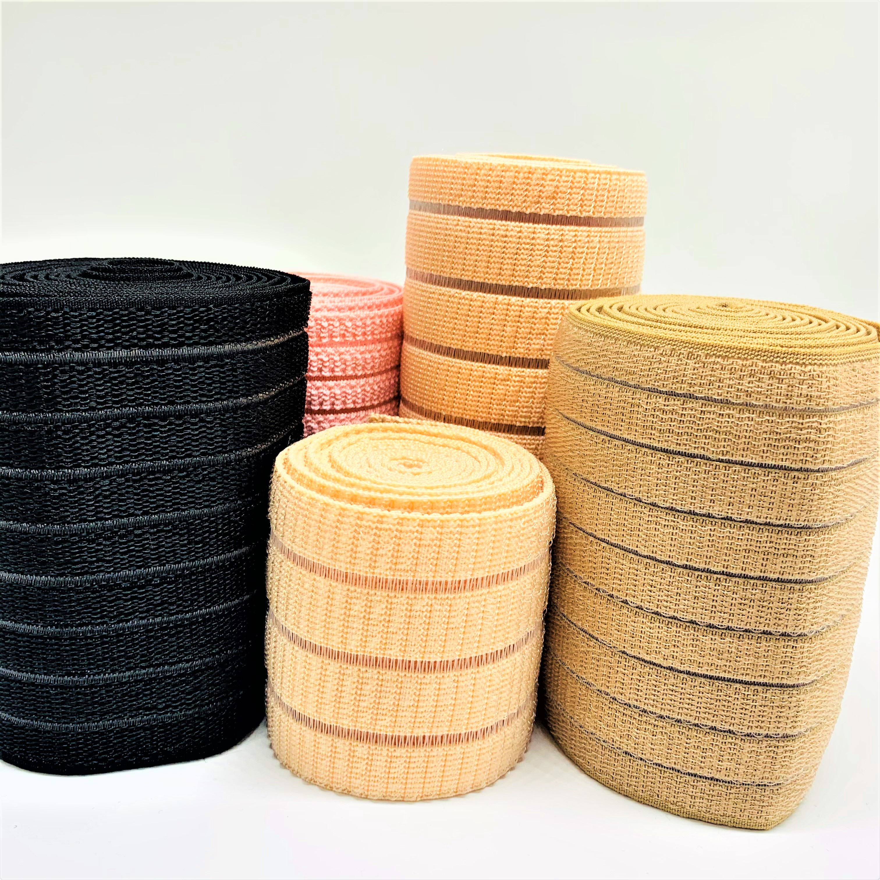 Custom Medical Elastic Band Fish Silk Elastic Webbing Strap Tape Abdominal Waist Support Belt