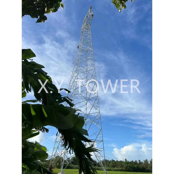 Multi-circuit Galvanized Lattice Steel Electric Power Transmission Towers