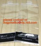 Shirt Packaging Bags, Hanger Frosted Bags, Packaging Bag Hook Hanger Bag