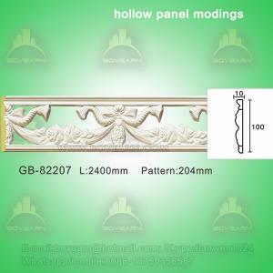 Wholesale Polyurethane Decorative center hollow mouldings for light decoration from china suppliers
