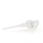 White Plastic Shampoo Pump Pop Out Anti-Slip Finish Closure 24/410 1.2cc/T