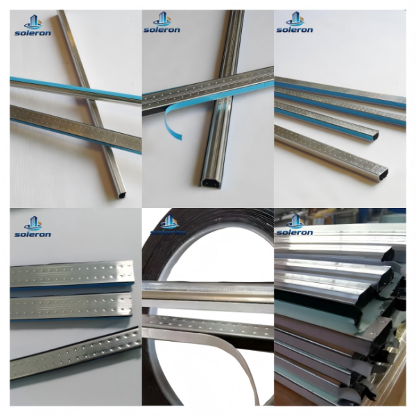 Fast Assembly Aluminum Spacer Bar with Butyl Tape Efficient Sealing