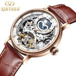 KINYUED Tourbillon mechanical movement watches men luxury brand automatic luxury