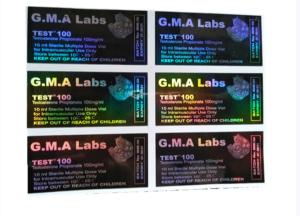 Wholesale Dragan Design Black Hologram 10ml Bottle Labels For test Enanthate from china suppliers