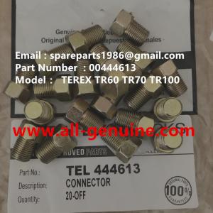 Wholesale 00444613 CONNECTOR TEREX NHL SANY TR35A 3303 3305 3307 TR50 TR60 TR100 NTE240 NTE260 MT3600 MT3700 MT4400AC from china suppliers