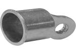 Chain Wire Rail end caps 1-3/8"/1.375"/35mm Hot dipped Galvanized Steel and