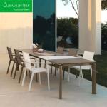 Modern Design Stackable Garden Armrest Chair for Hotel Restaurant Banquet Rattan