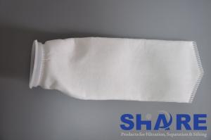 China Thermal Stable 1um Polyester Micron Rated Felt Filter Bags For Hydraulic Oil on sale