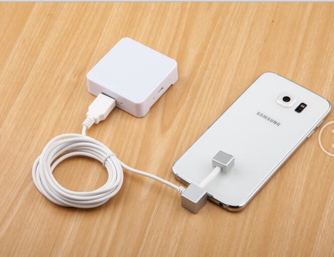 COMER centralized alarm and charge function mobile phone acrylic security