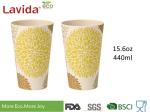 15.6oz 440ml Bamboo Fiber Tumbler Smelless Safe Heavy Metals Free For Special