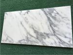 White Calacatta Marble Natural Stone Tile For Bathroom 10mm Thickness