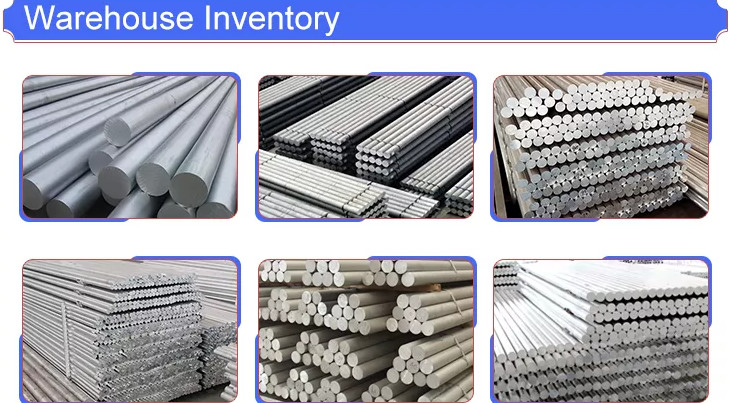 Mill Finish 6061 6063 Aluminium Billet Hardness 110 Aluminum Round Bar