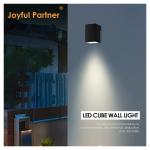 Outdoor Indoor Wall Led Light Square 8W DC 24v Warm White SMD LED Casting