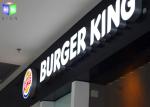 Floor Standing Outdoor Lighted Signs For Business Silk Screen Burger King