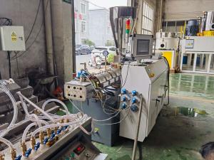 Wholesale Customized Plastic PVC Window Fence Wall Panel Profile Extrusion Machine Production Line from china suppliers