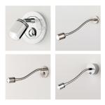 IP40 led gooseneck reading wall light 3W led bedside wall light headboard wall