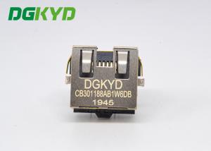 Wholesale DIP Single Port Shielded Band Light Sink 3.0 Low Profile RJ45 from china suppliers
