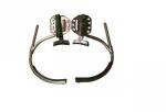 Wood / Steel Pole Climbers Construction Safety Tools With Movable Thickening