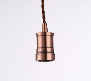Wholesale Bronze Golden Retro Pendant Light Socket E26 / E27 Aluminum Pendant Bulb Holder from china suppliers