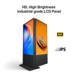 1920*1080 Resolution LCD Advertising Display Digital Signage Smart Kiosk