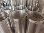 316l Stainless Steel Vee Wire Hydrogenation Wedge Wire Filter Screen