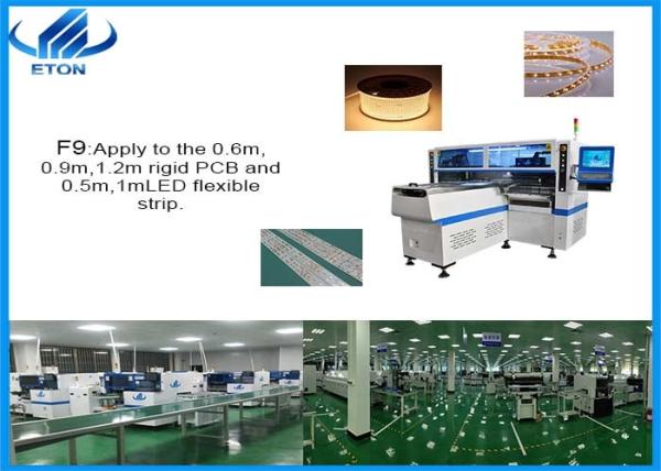 68 Heads 68 Feeder Stations 250000CPH SMT Pick Place Machine For LED Tube And