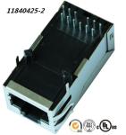 1x1 Mag POE RJ45 11840425-2 4VG45 Gigabit ET Circuit Tab Down