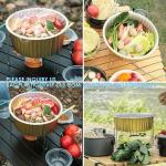250mm Diameter 3000ml Disposable Chafing Dishes Buffet Set Chafer Wire Racks
