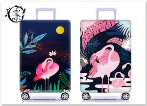 Wholesale Cartoon Animal Flamingo Suitcase Covers Custom Digital Printed Luggage Protector Cover from china suppliers