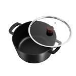 Aluminum Alloy Non Stick Stock Pot Soup Pot 9 Inch Pfluon Coating