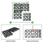 333x333x50mm Plastic Grass Lawn Floor Grid HDPE Horse Paddock Footing Grid Paver