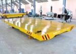 Shipyard Steel Rod Transport Battery Operated Motorized Transfer Car On Railroad