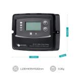 Black Solar Power Regulator 12V For AGM GEL WET Calcium LiFePO4 LTO Batteries