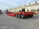 50 60 80 Ton Gooseneck Lowboy Semi Truck Trailer Excavator Lowbed Trailer Loader