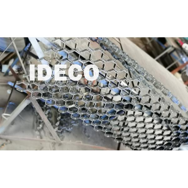 Temp Hexmesh Lining for Power Plants Corrosion Resistant Steel Easy Installation