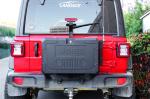 Aluminum Alloy Tail Gate Storage Box Spare Wheel Replacement for Jeep Wrangler
