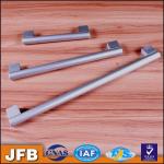 Aluminum extrusion furniture accessory standard stock aluminum door handle Solid
