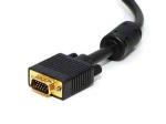 Gold Plated VGA Cable 28AWG Tinned Copper Conductor HD 15 PIN Male To Male