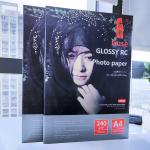 A4 Scratchproof Waterproof Resin Coated Photo Paper , 240gsm Photo Paper Satin