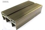 2.0 MM Thick Champagne Anodized Aluminum Door Extrusions For Silding Door /