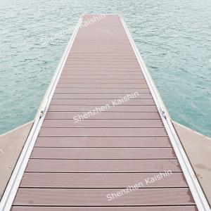 Wholesale Marine HDPE Aluminum Floating Docks Boat Float Pontoon Pier Dock from china suppliers