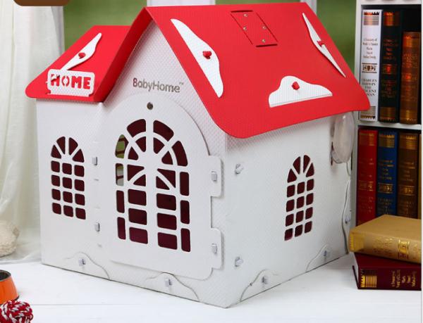 Summer Pet 022 Removable Deluxe Bungalow Villa, Teddy Dog Breathable Dog House