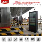 4G Digital Multimedia Outdoor Digital Signage Outdoor LCD Monitor For Bus Stop