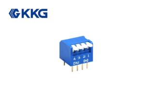 Wholesale 4 Position Dual Inline Package DIP Switch ISO9001 Approved 1000gf max from china suppliers
