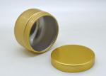 Food Grade Portable Aluminum Packaging Jars , Cosmetic Cream Jars With Screw Cap