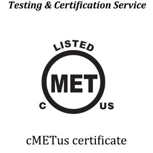 China US MET Certification MET'S Safety Certification Mark UL Mark Same Validity In North America on sale