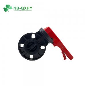 China Manual Driving Mode Medium Pressure UPVC Plastic Butterfly Valves for Water Supply on sale