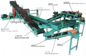 China Semi Auto Waste Tyre Reycling Production Line / Waste Tire Recycling Machine on sale